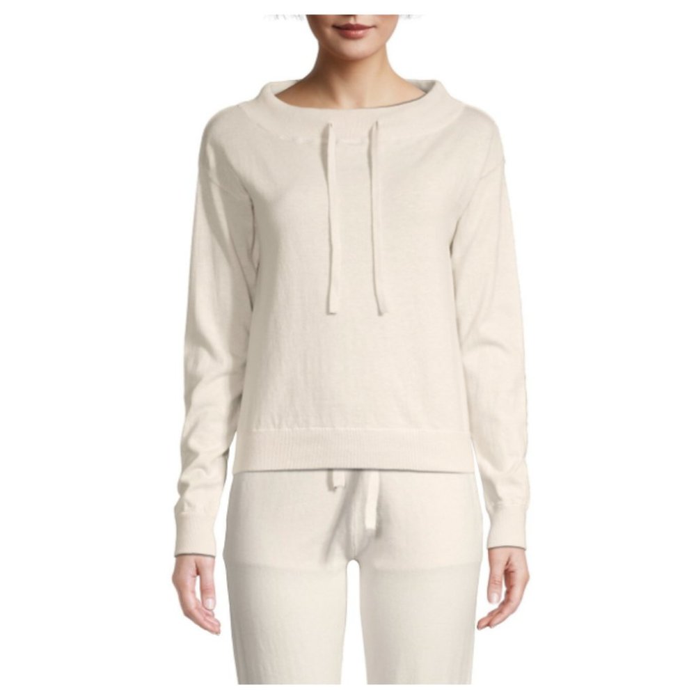 🌹 Minnie Rose Cotton & Cashmere Funnel neck Sweater XL Stone… - Picture 15 of 17